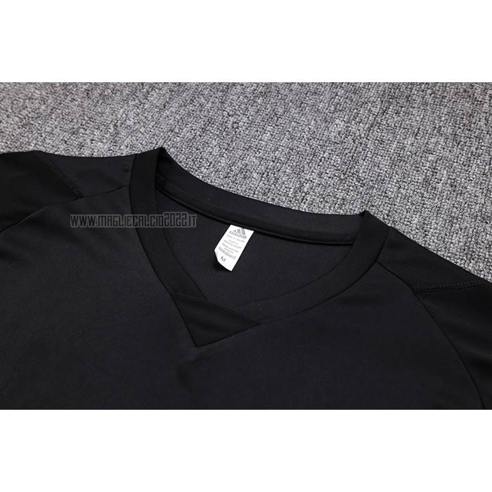 Tuta da Track del Juventus Manga Corta 2023-2024 Nero - Pantalon Corto